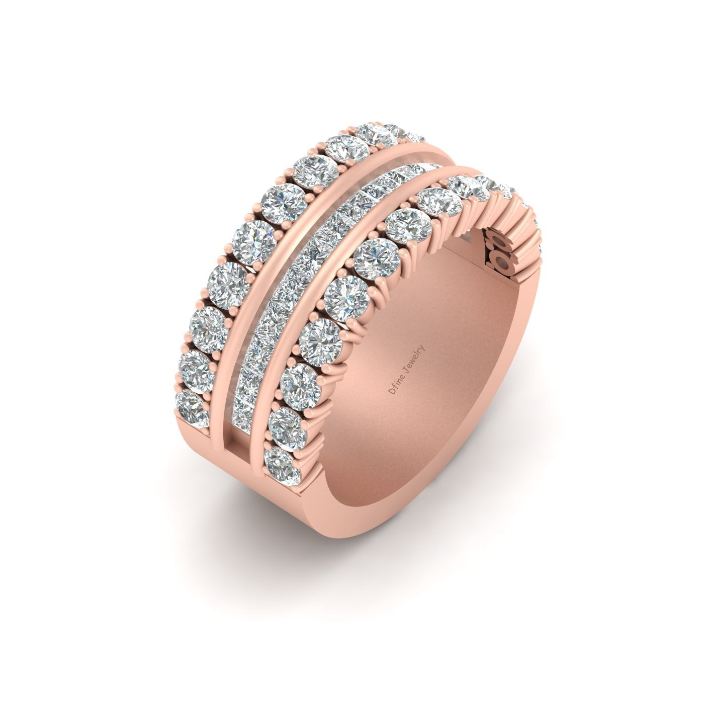 DIAMOND WEDDING BAND IN GOLD