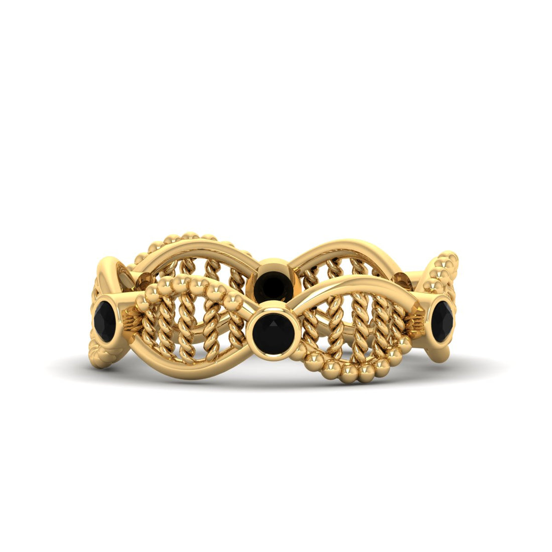 SILVER DNA WEDDING RING
