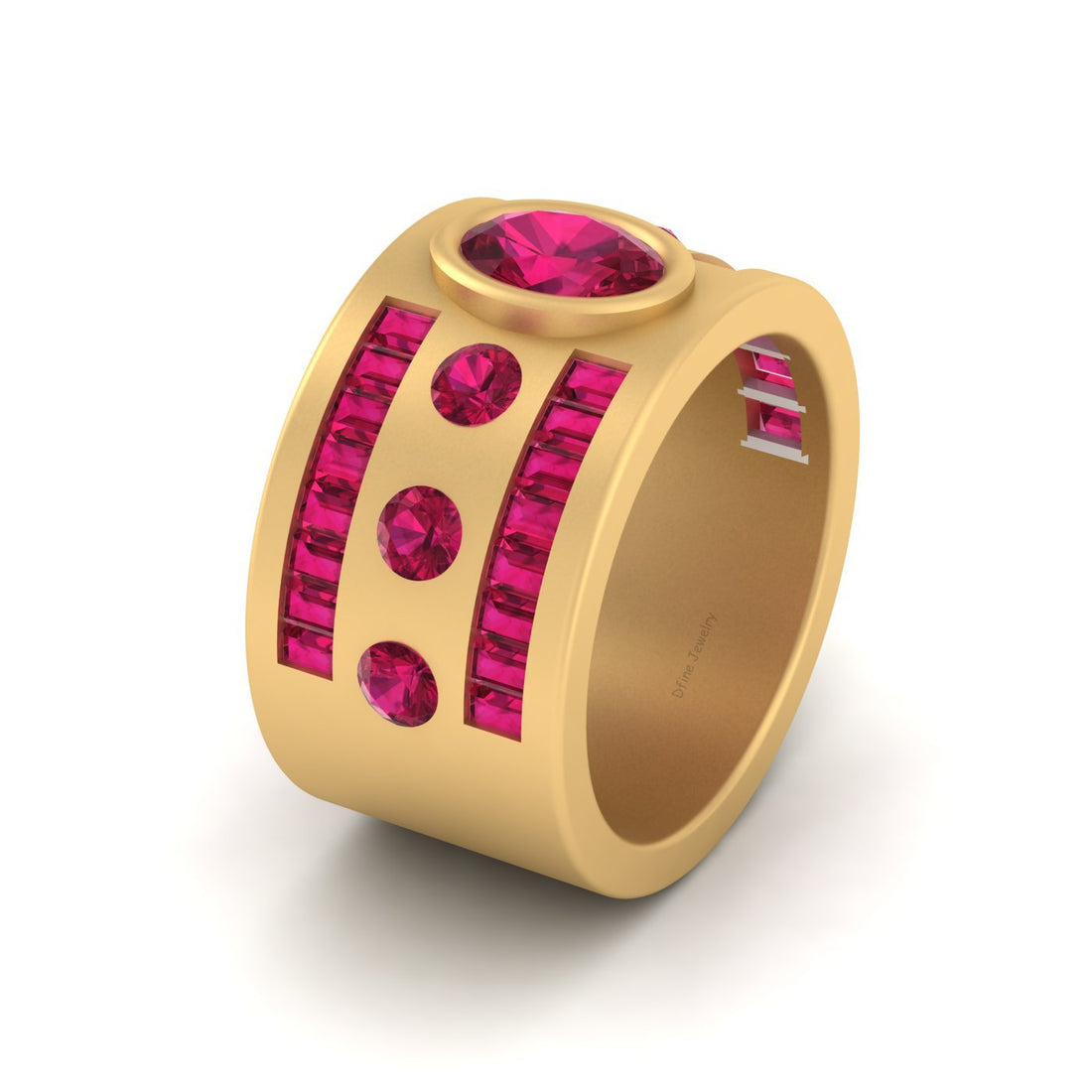 GOLD ENGAGEMENT BAND WOMENS