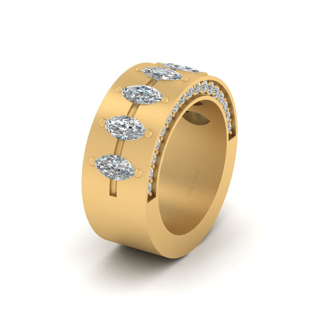 WHITE GOLD WEDDING BAND WOMENS