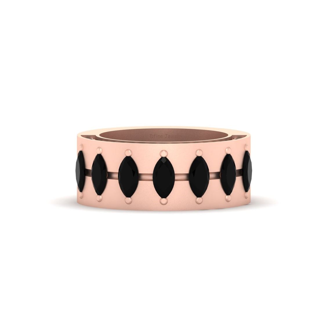 ROSE GOLD ENGAGEMENT BAND FOR HER