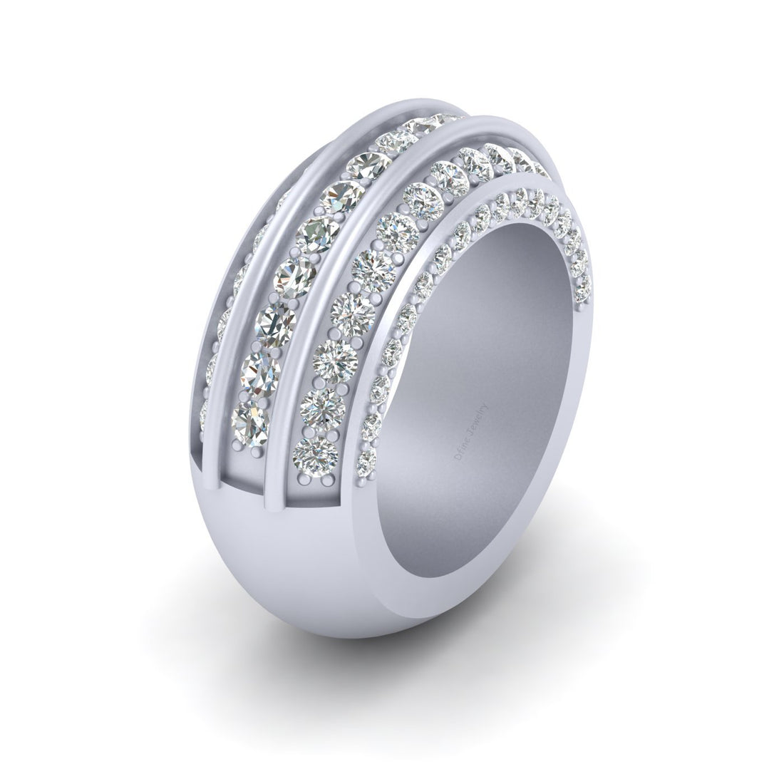 1.85CTTW DIAMOND WEDDING BAND