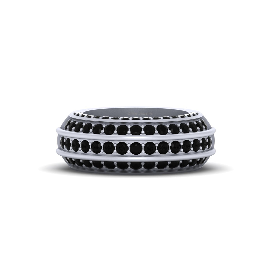 SILVER WEDDING BAND FOR WOMEN