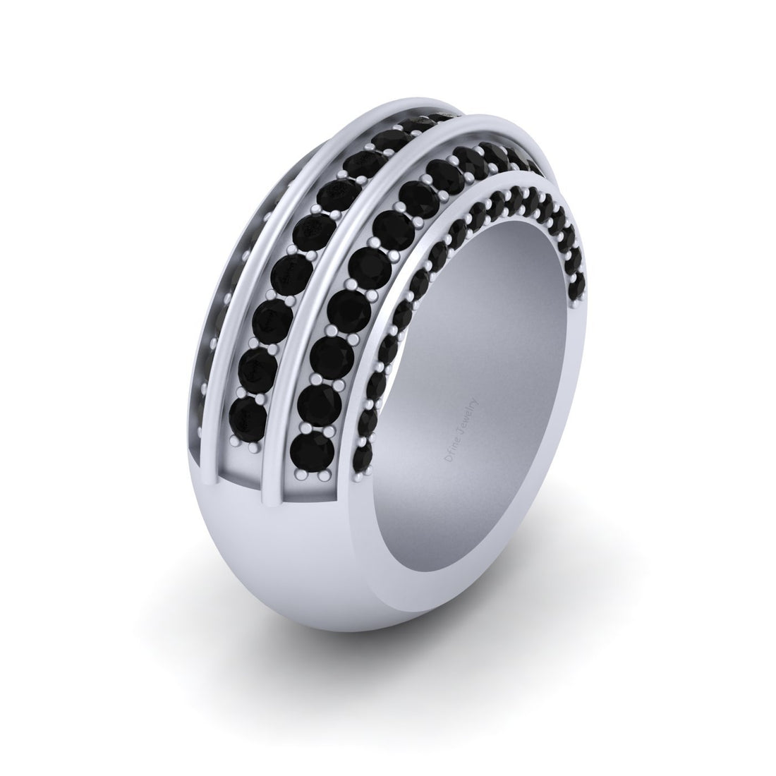 SILVER WEDDING BAND FOR WOMEN