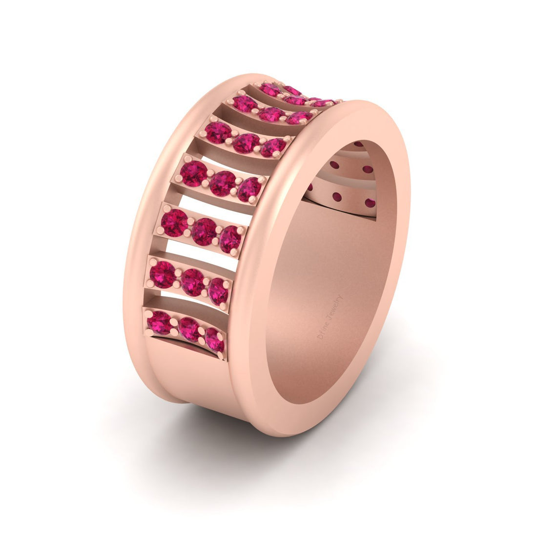 18K ROSE GOLD ENGAGEMENT BAND