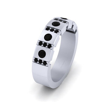 SILVER WEDDING BAND WOMEN