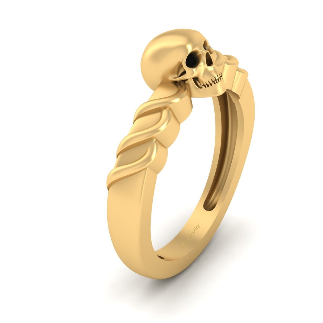ROSE GOLD SKULL RING