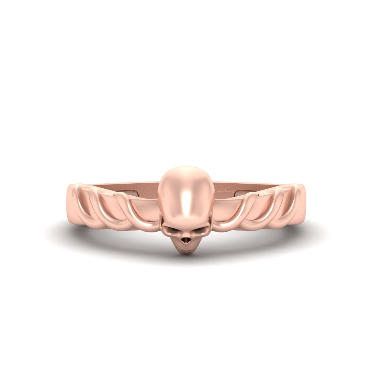 ROSE GOLD SKULL RING
