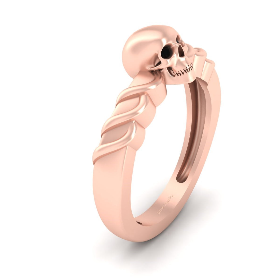 ROSE GOLD SKULL RING