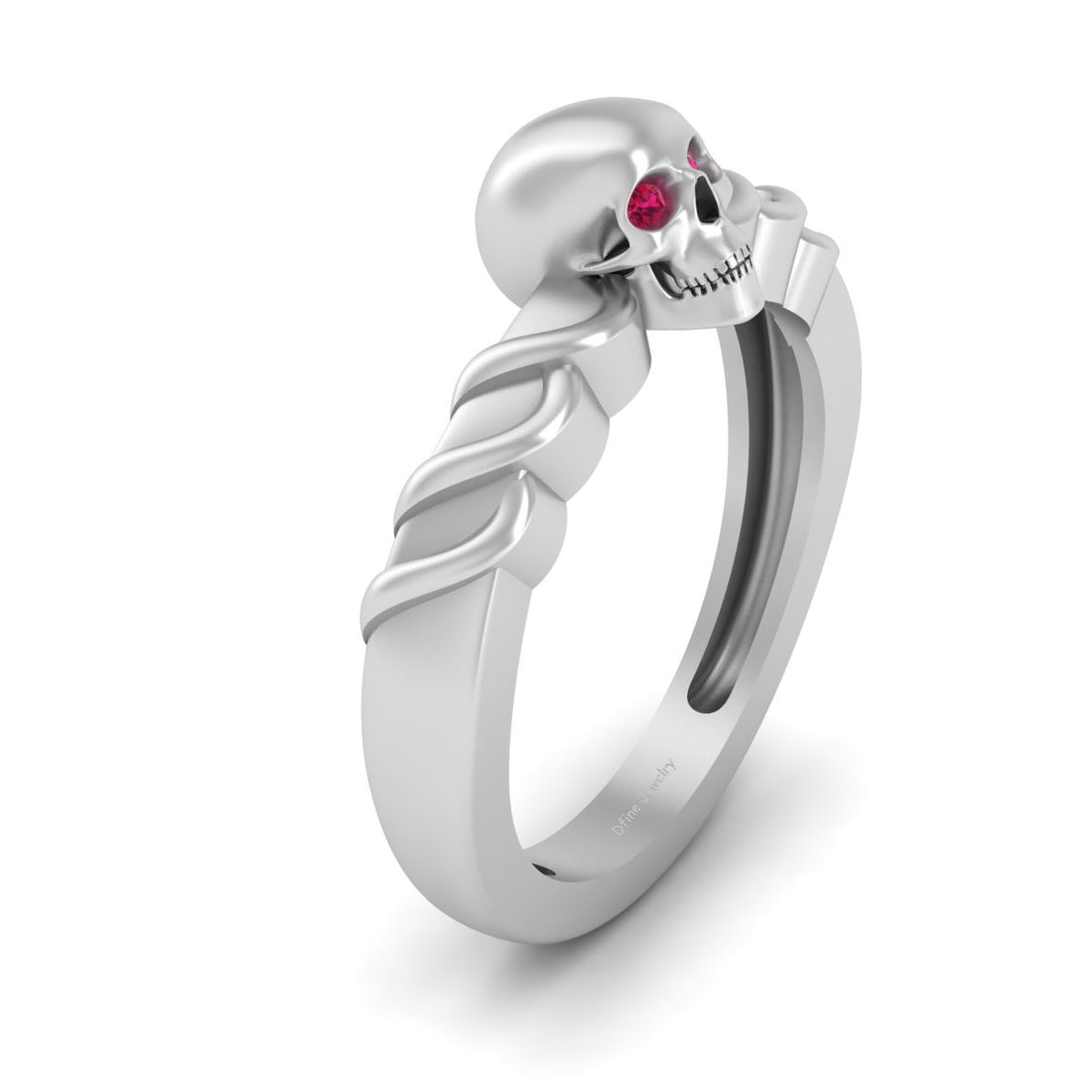 SPOOKY SKULL ENGAGEMENT RING