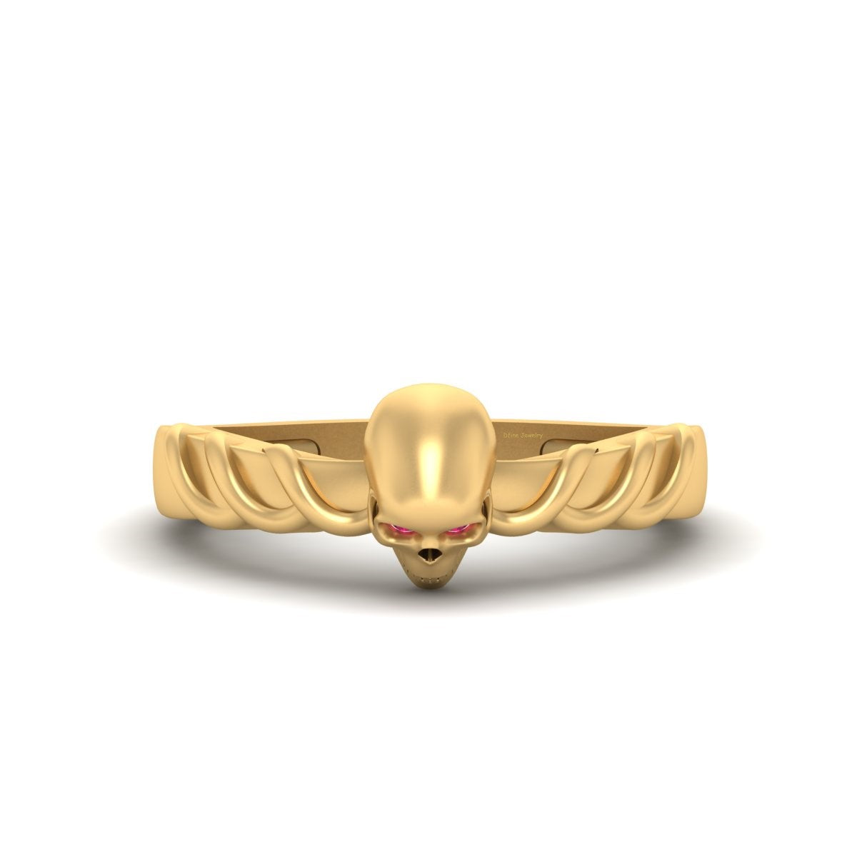 SPOOKY SKULL ENGAGEMENT RING