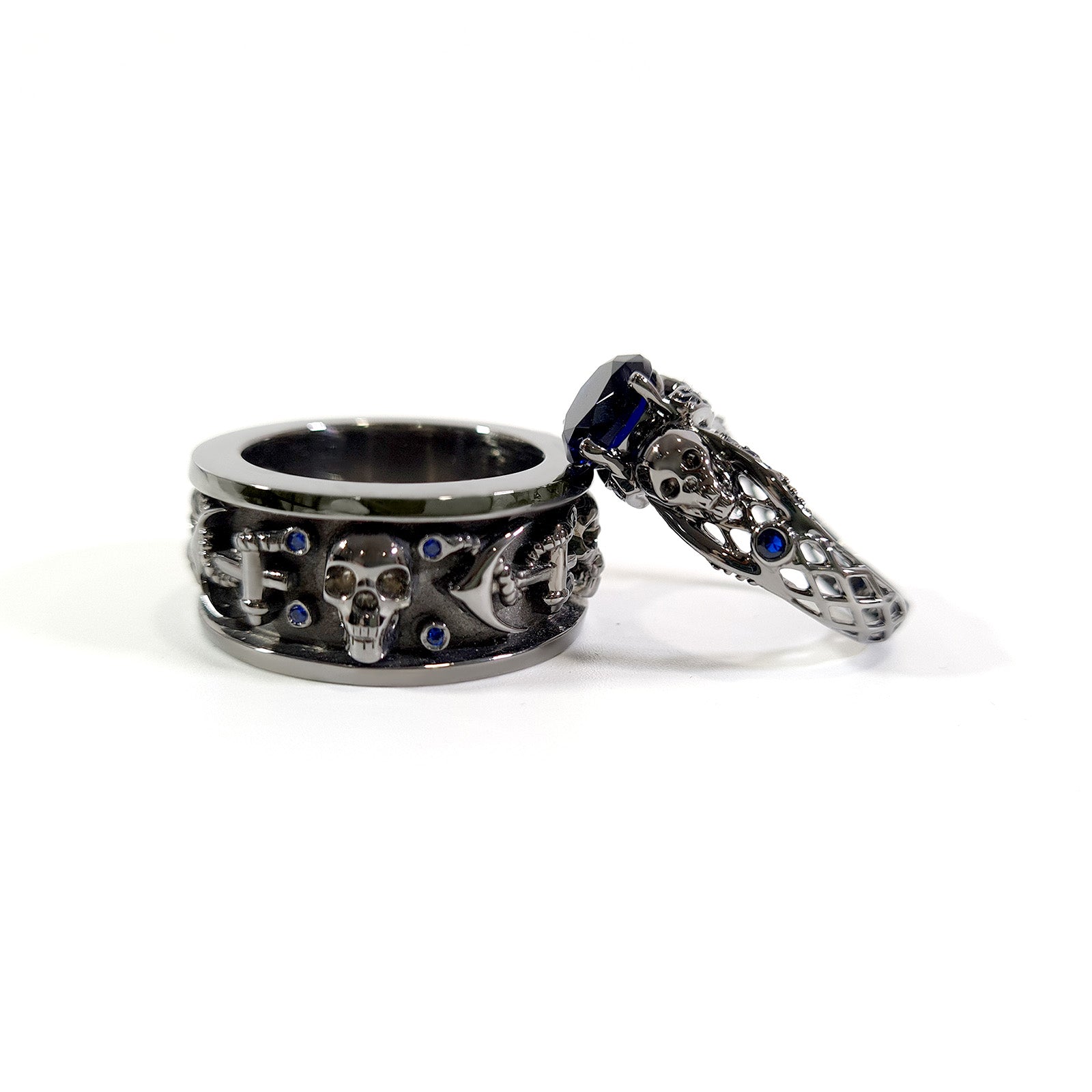 Matching Skull Couple Set