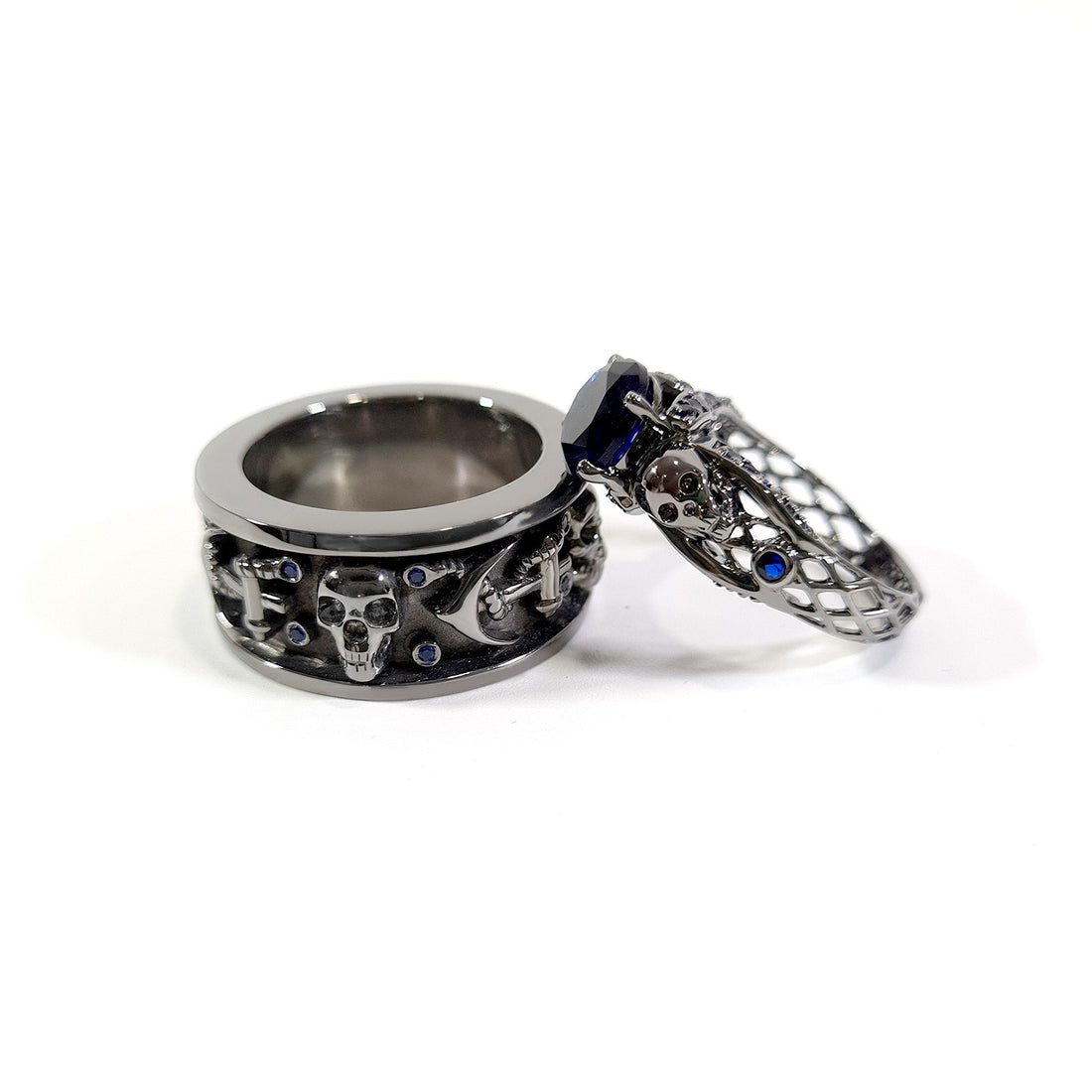 Matching Skull Couple Set