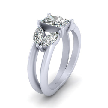 RADIANT DIAMOND PROMISE RING