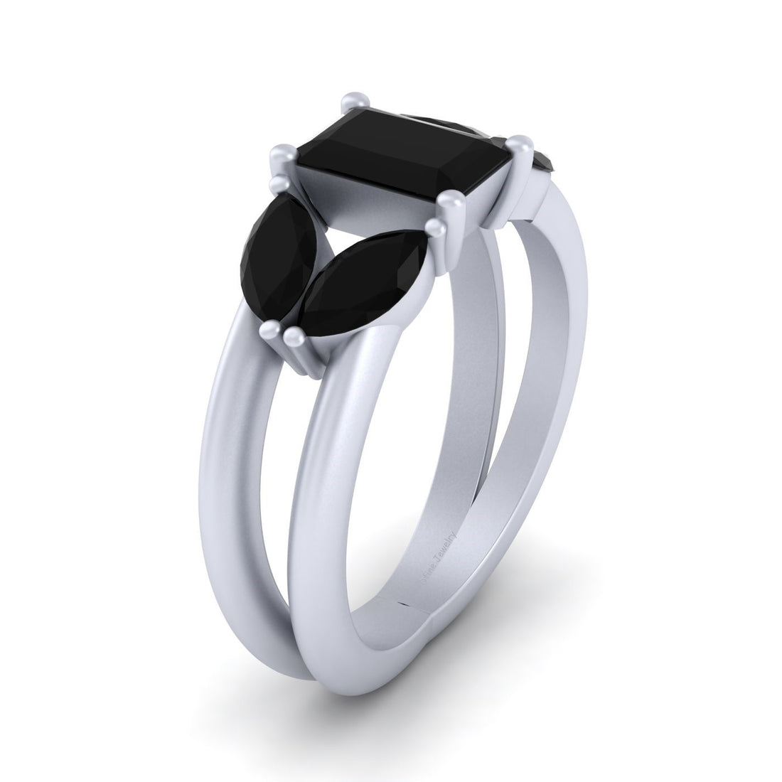 5 STONE GOLD ENGAGEMENT RING