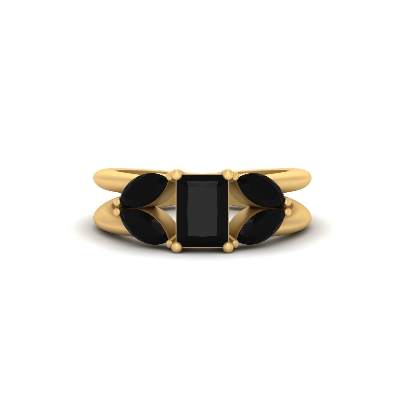 5 STONE GOLD ENGAGEMENT RING