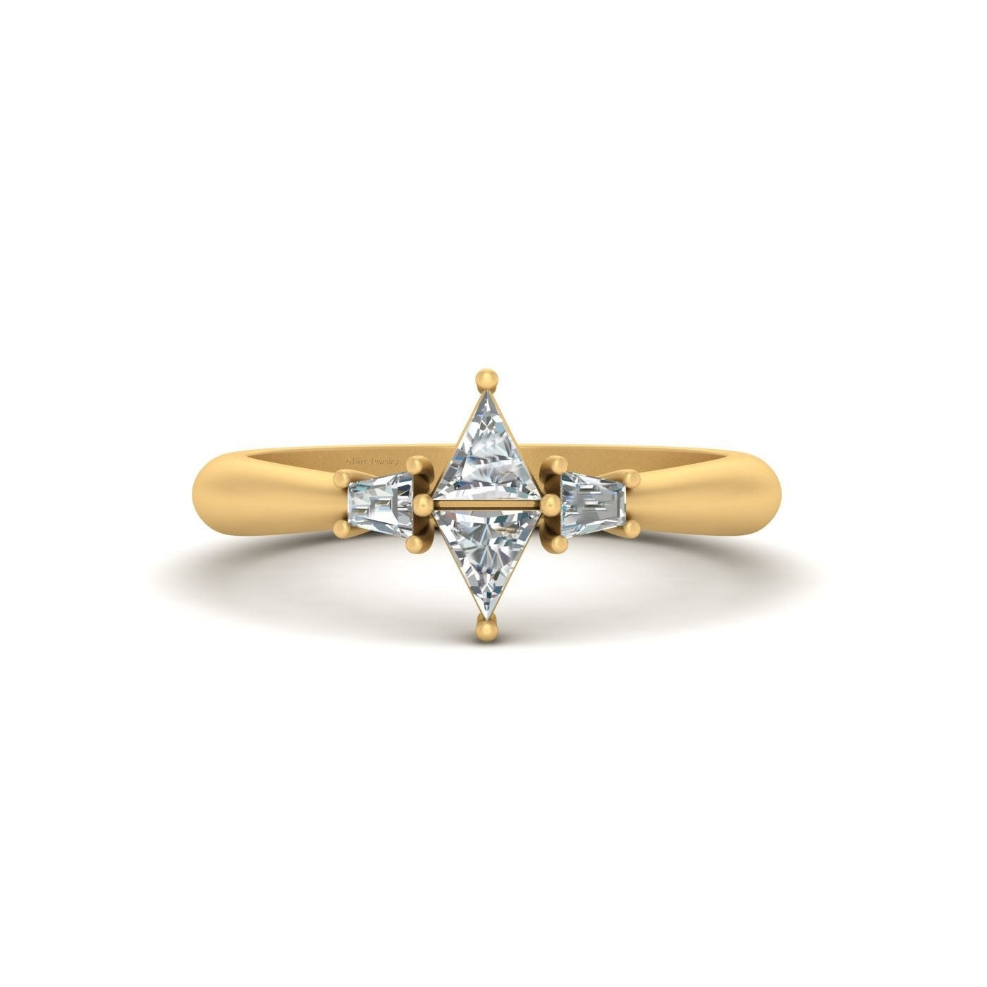 Tapered Diamond Promise Ring