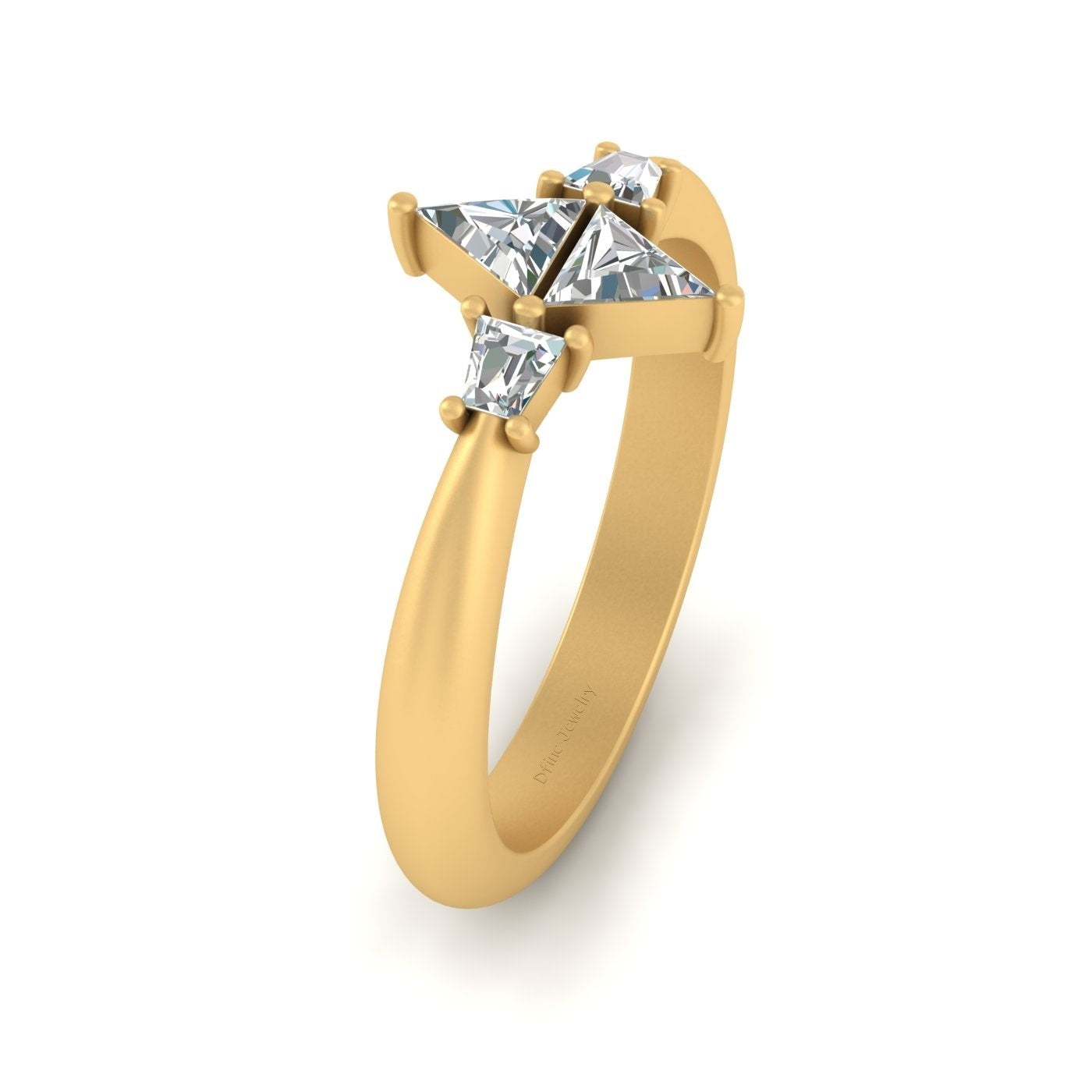 Tapered Diamond Promise Ring