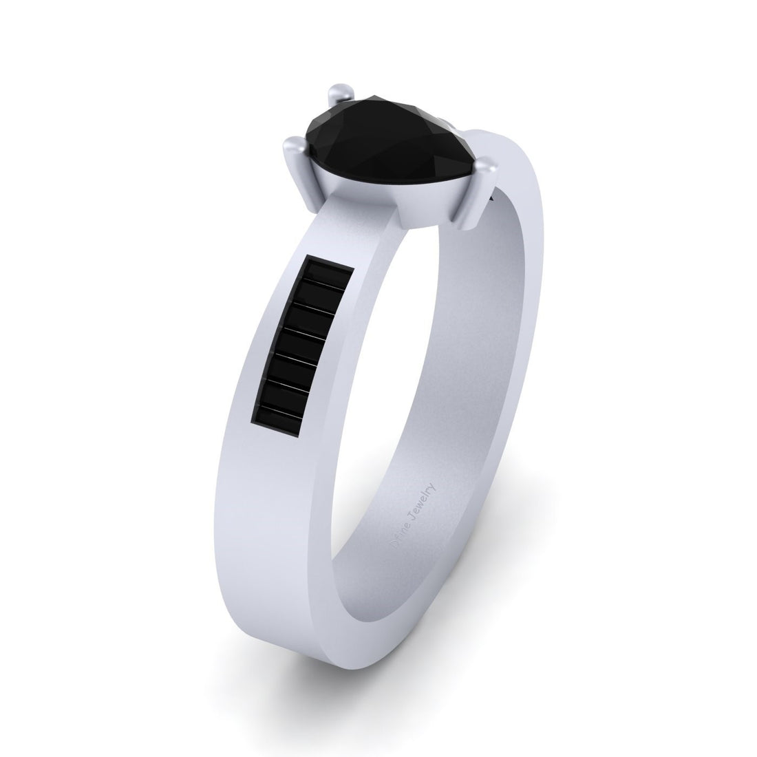 Black Diamond Wedding Ring