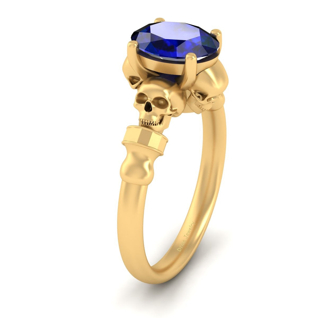Memento Mori Skull Wedding Ring