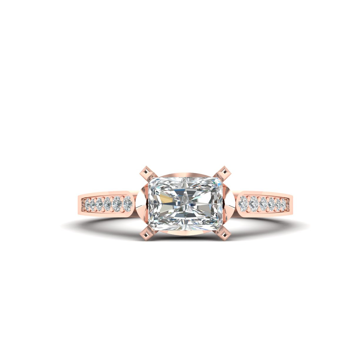RADIANT DIAMOND ENGAGEMENT RING