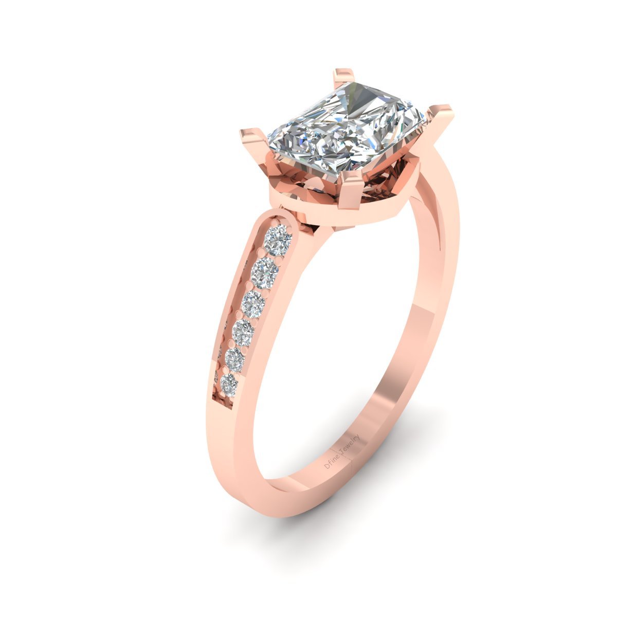 RADIANT DIAMOND ENGAGEMENT RING