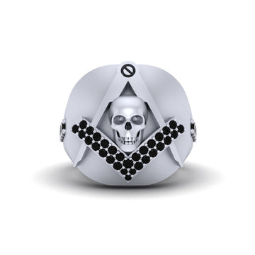 MASON SKULL RING MENS