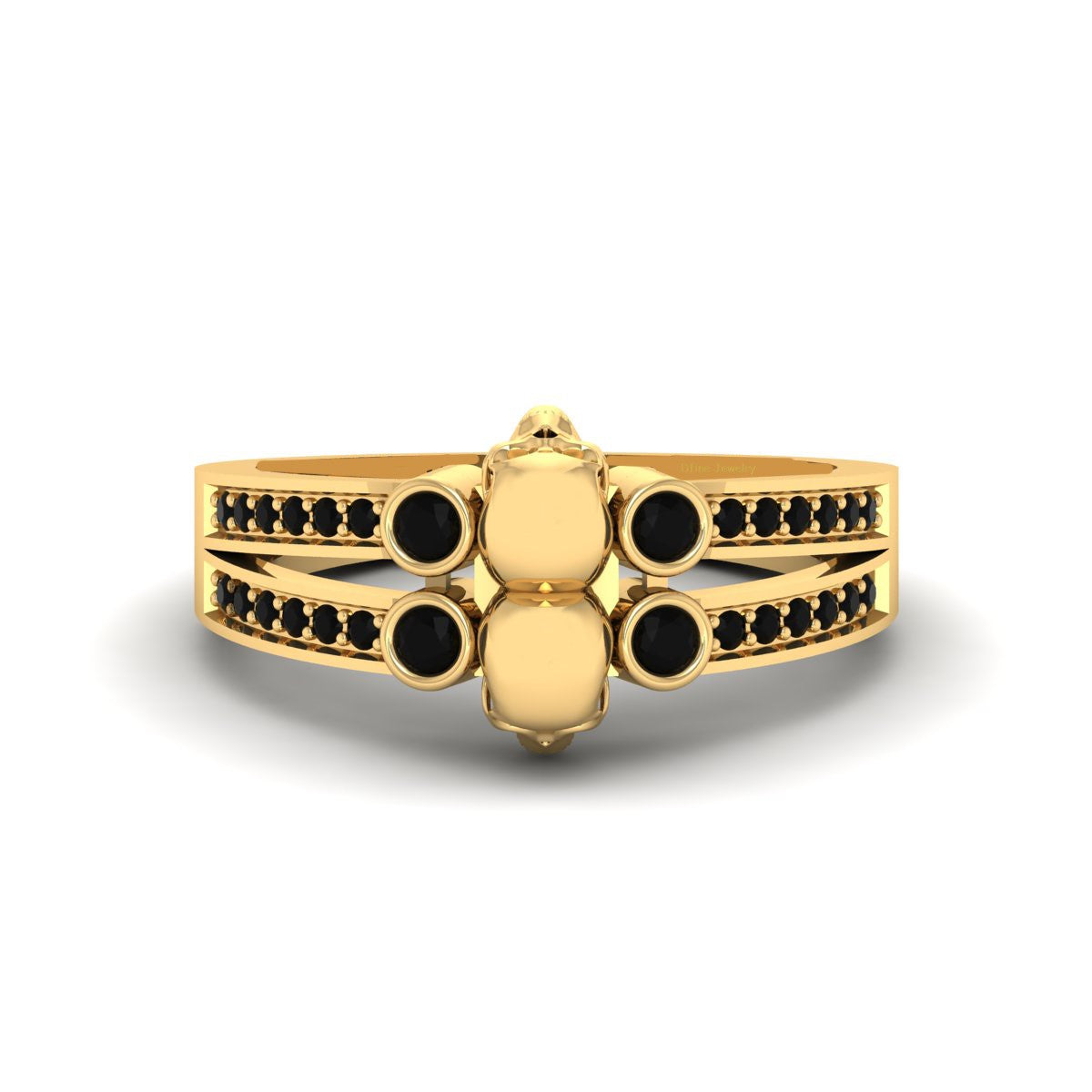 Gothic Skull Wedding Ring
