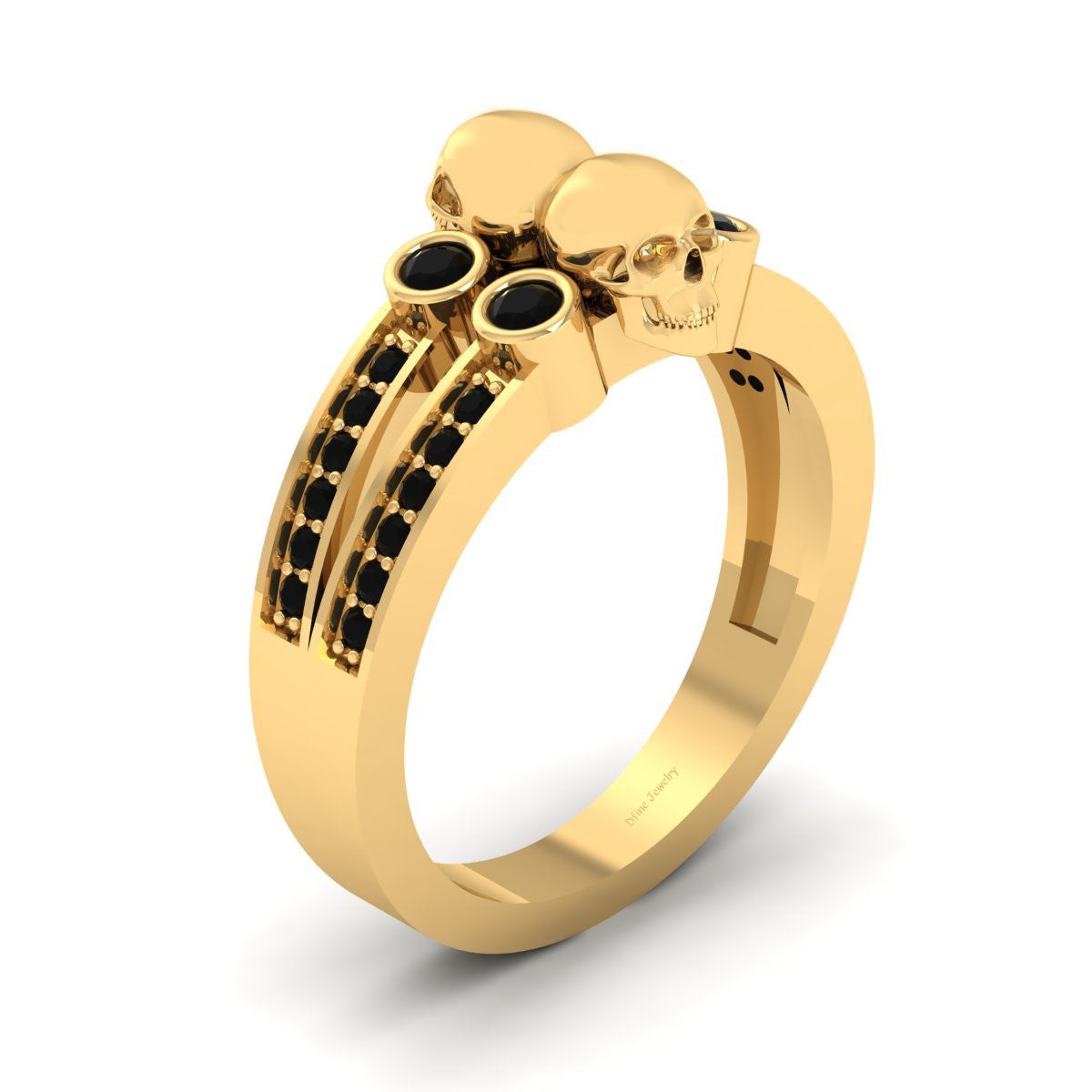 Gothic Skull Wedding Ring