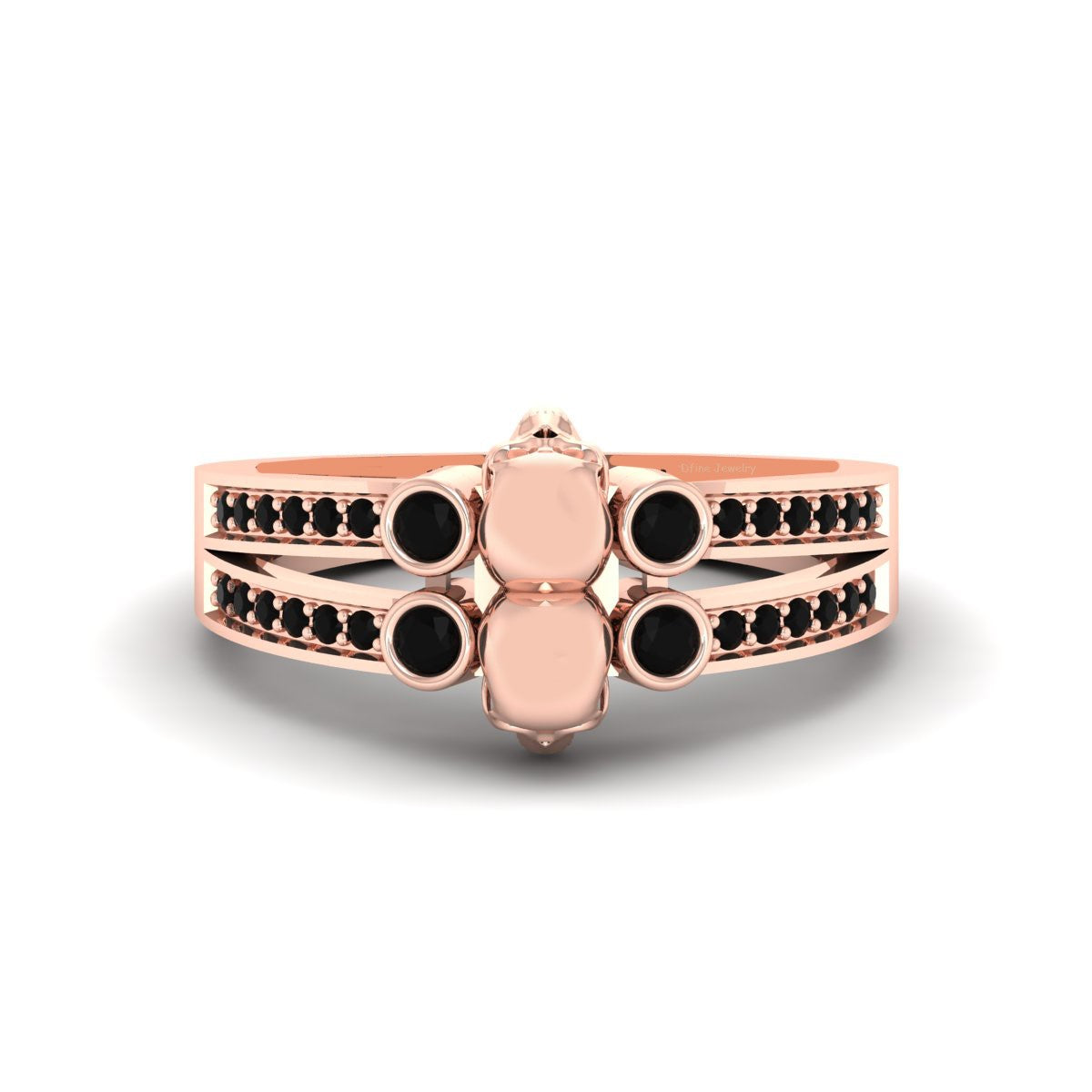Gothic Skull Wedding Ring