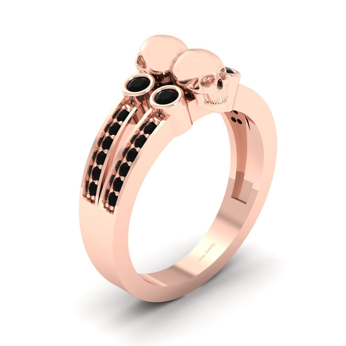 Gothic Skull Wedding Ring
