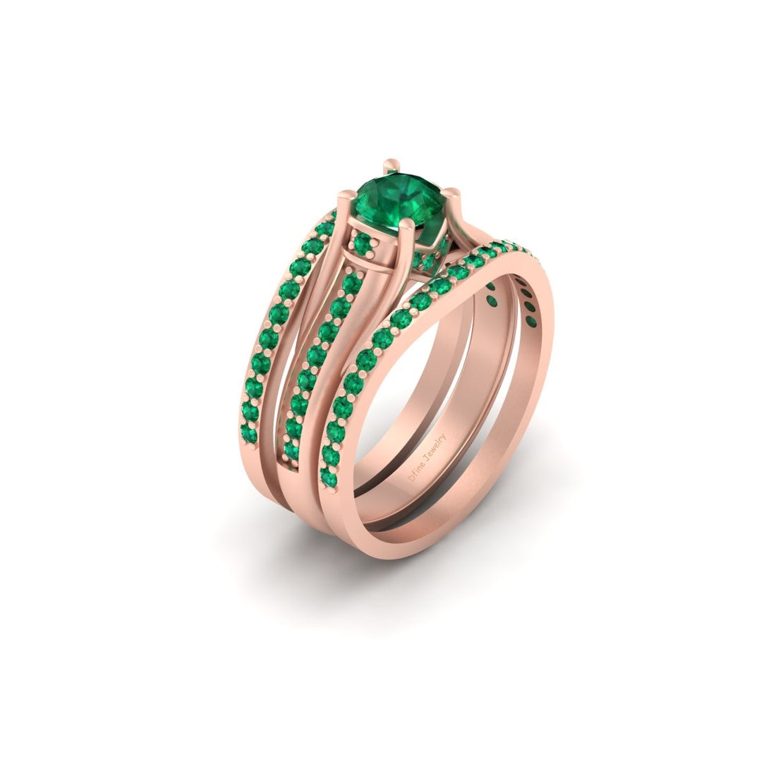 3PC ENGAGEMENT RING SET
