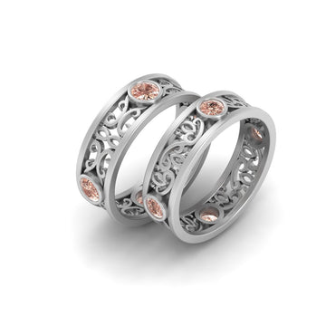 CELTIC WEDDING BAND SET