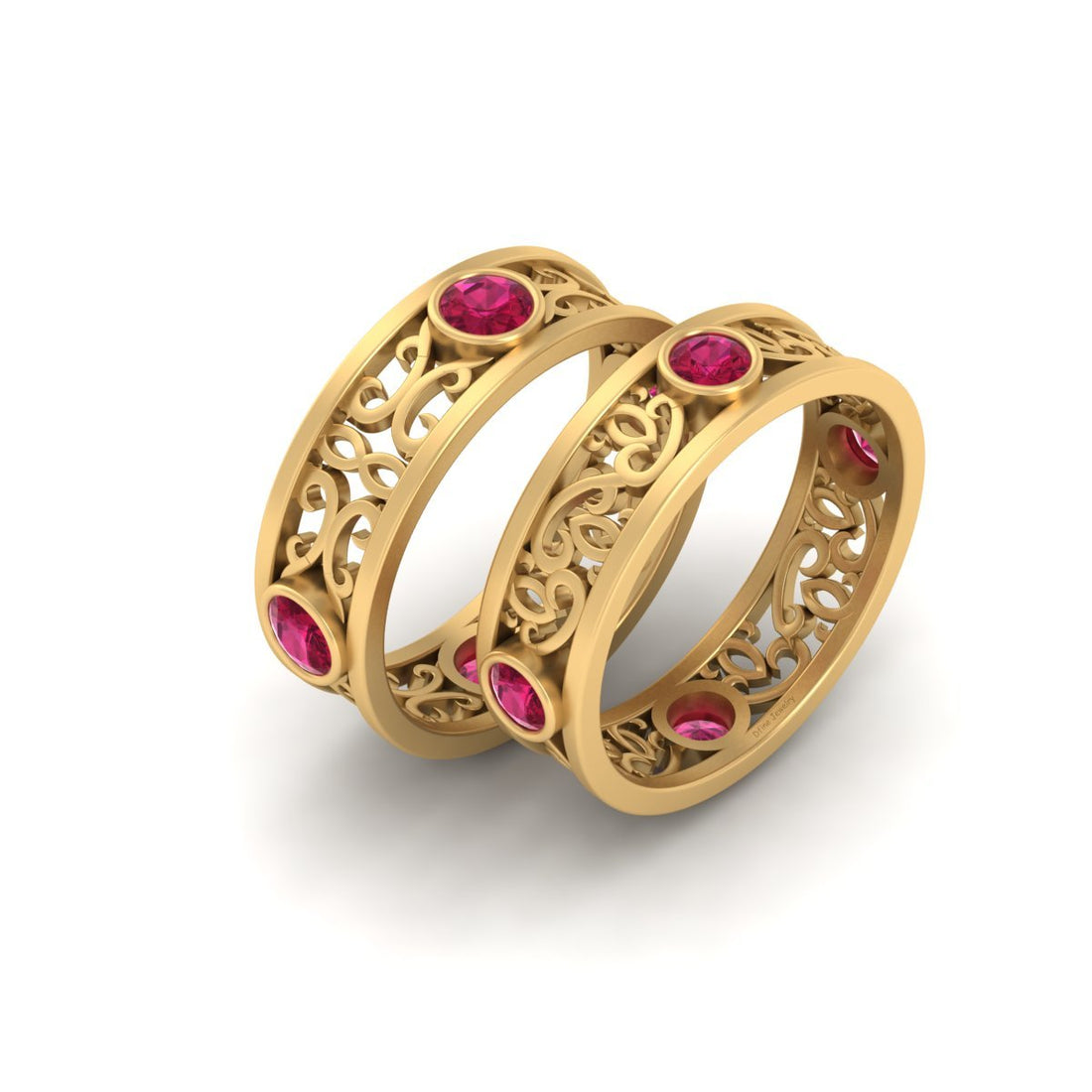 CELTIC ENGAGEMENT BAND SET