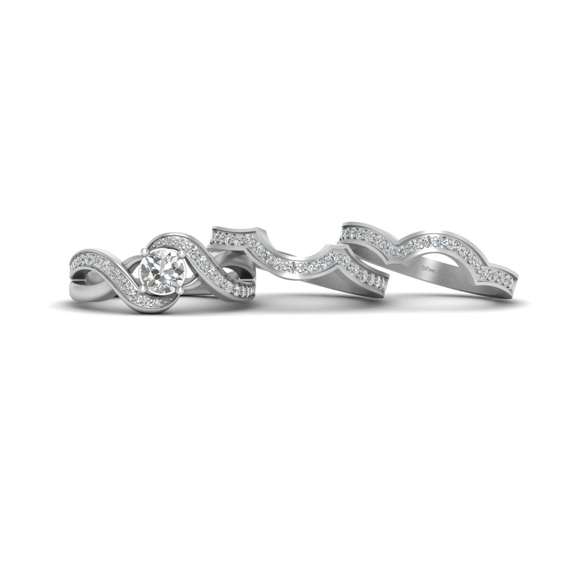 INFINITY ENGAGEMENT RING SET