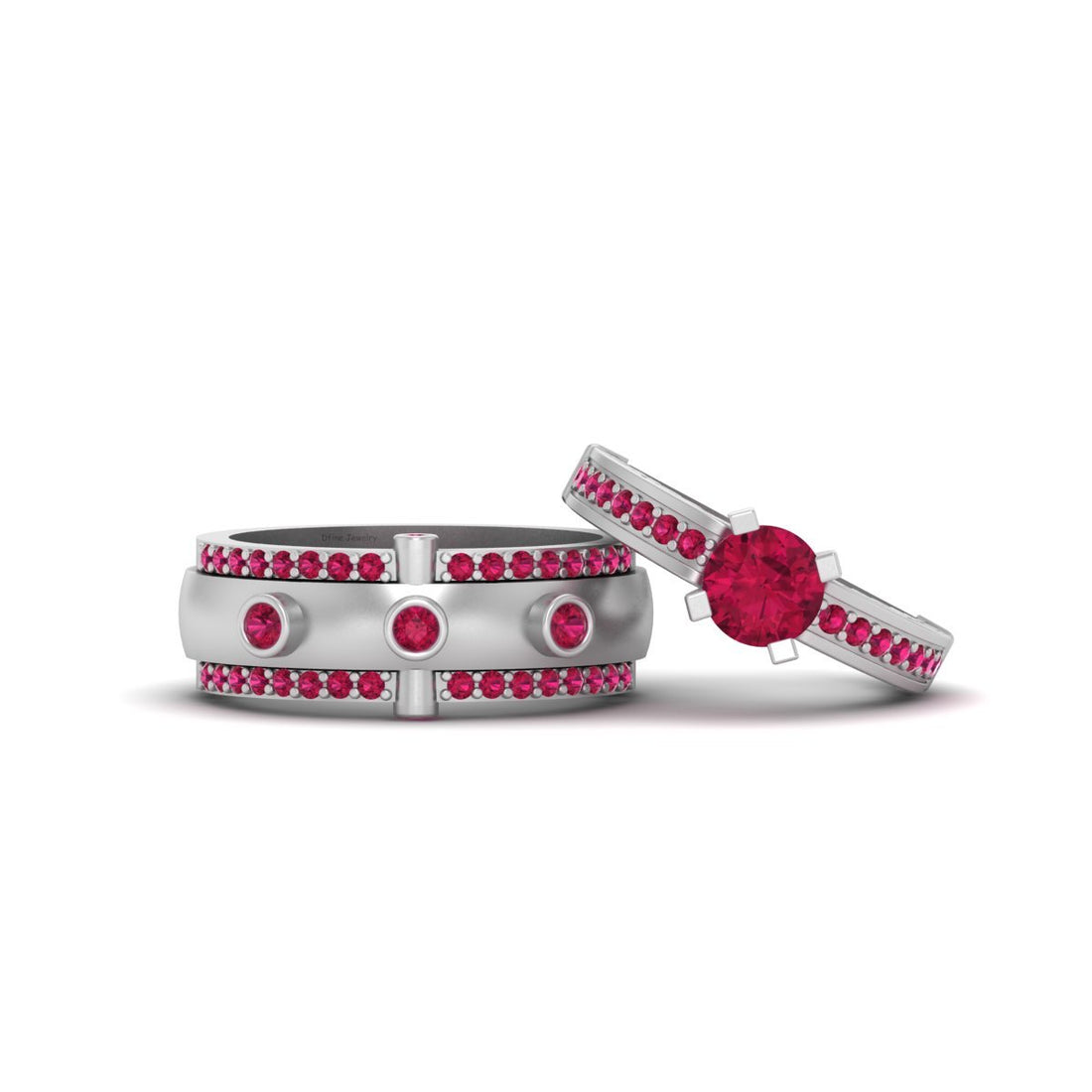 His and Her Wedding Ring Set Couples