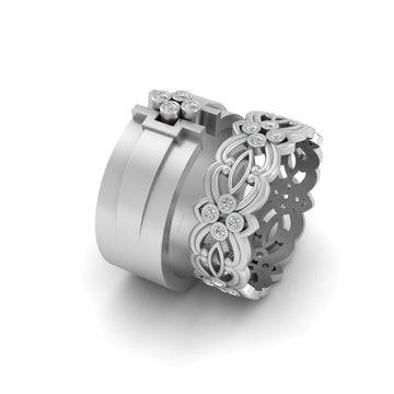 MATCHING CELTIC WEDDING BAND SET