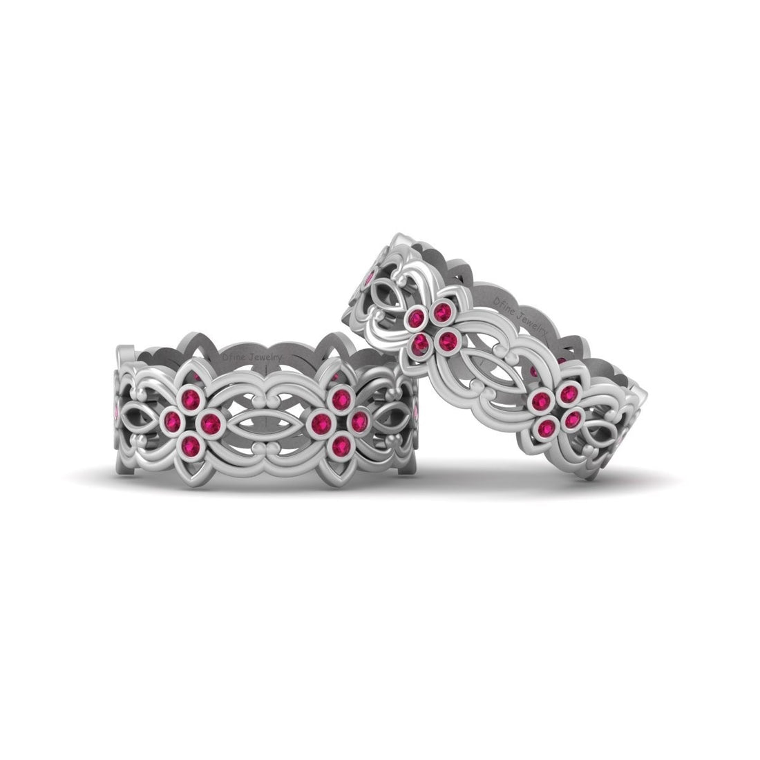 Matching Lesbian Wedding Bands