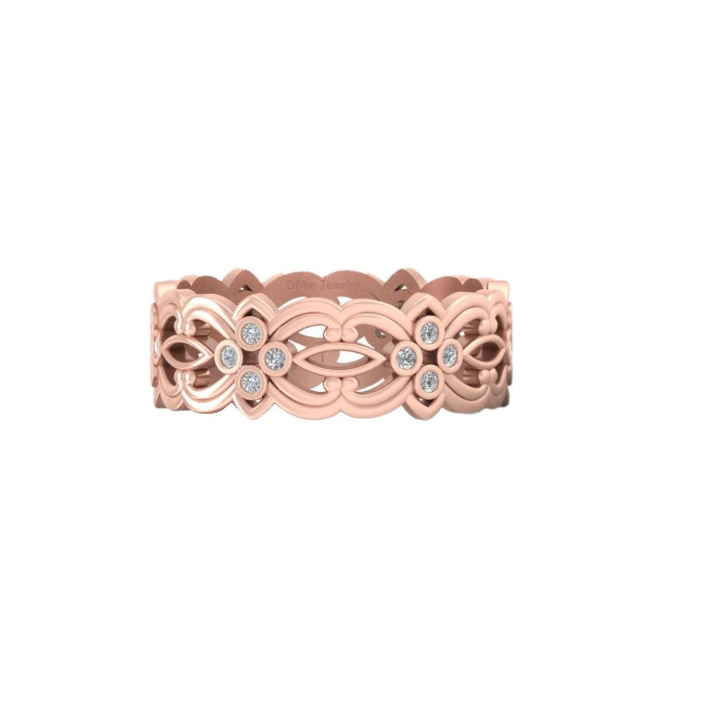 Diamond Wedding Band For Women