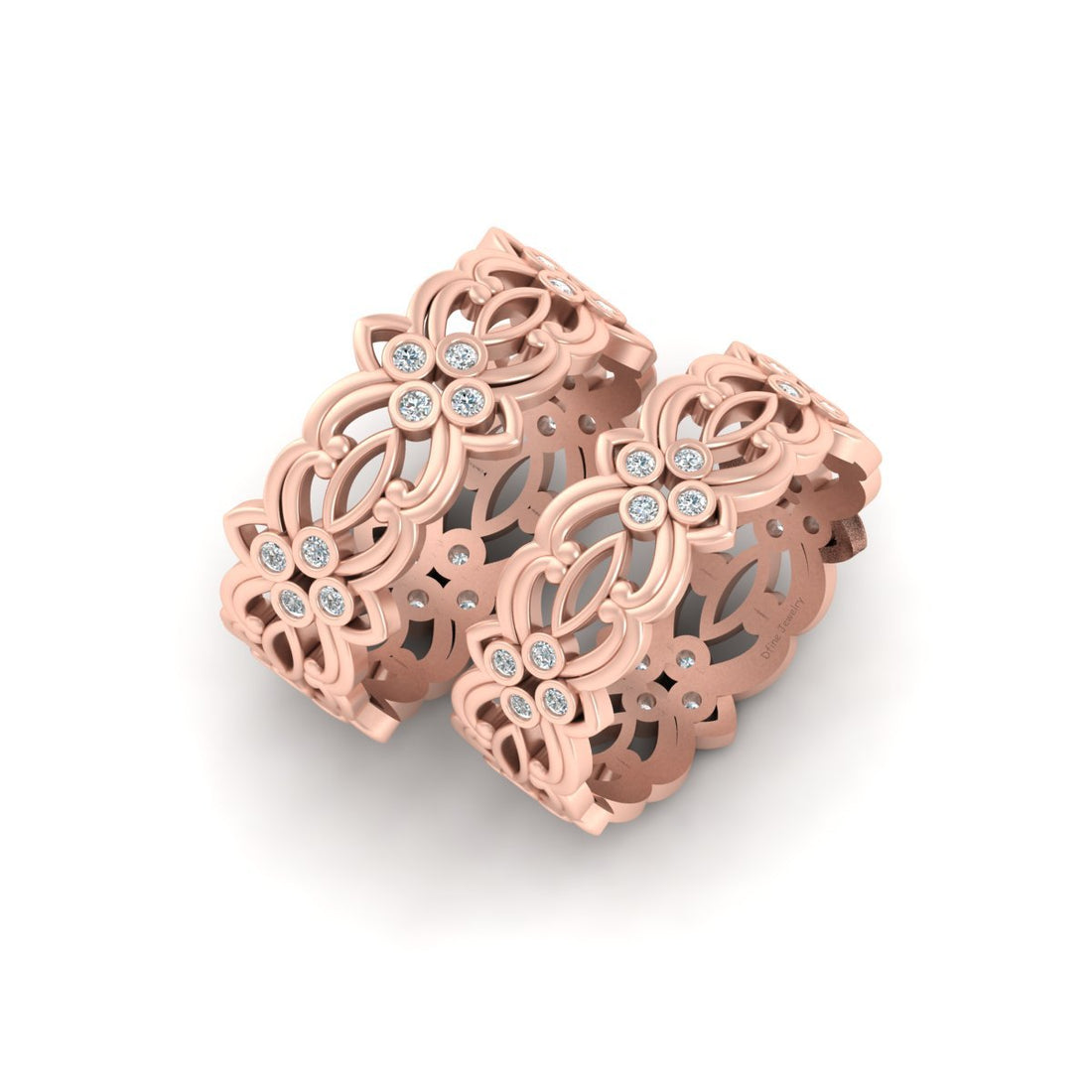 CELTIC LESBIAN WEDDING BAND SET