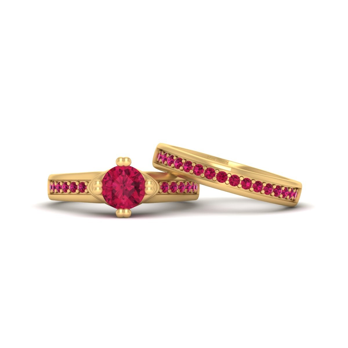 WEDDING RING BAND SET