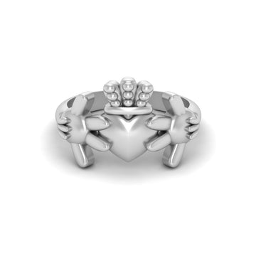TRADITIONAL IRISH RING SILVER