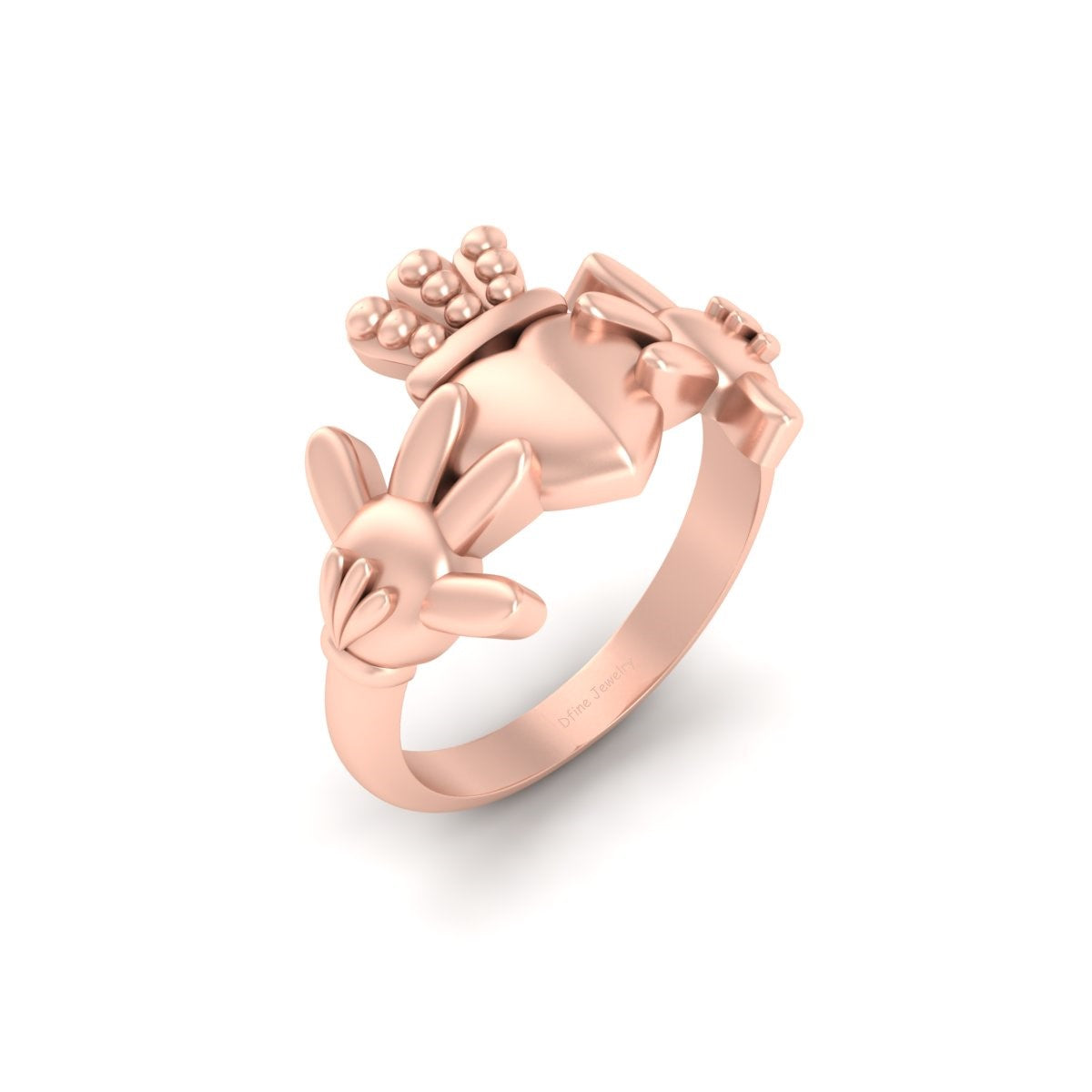 TRADITIONAL IRISH RING SILVER