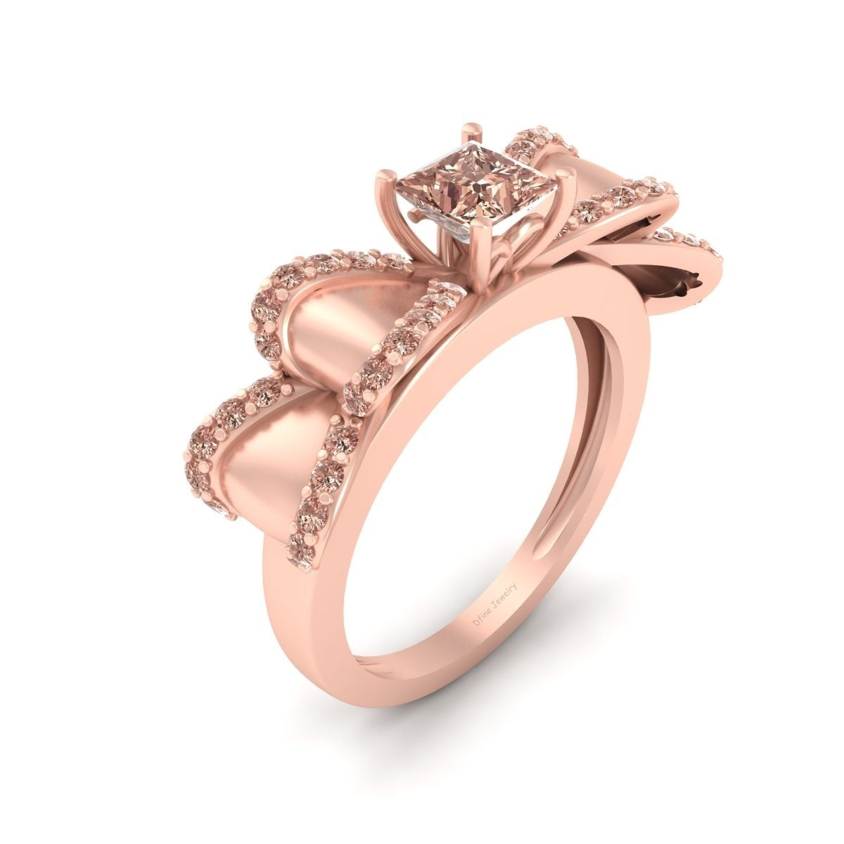 RIBBON BOW RING WOMENS