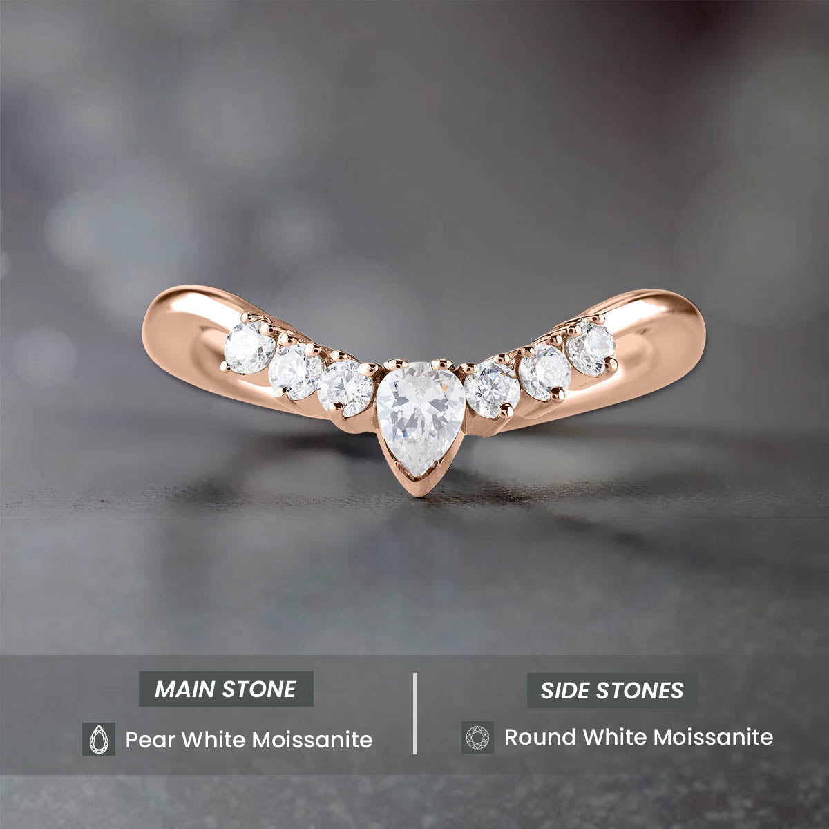 Diamond Wedding Band Enhancer Guard Stacking Promise Ring