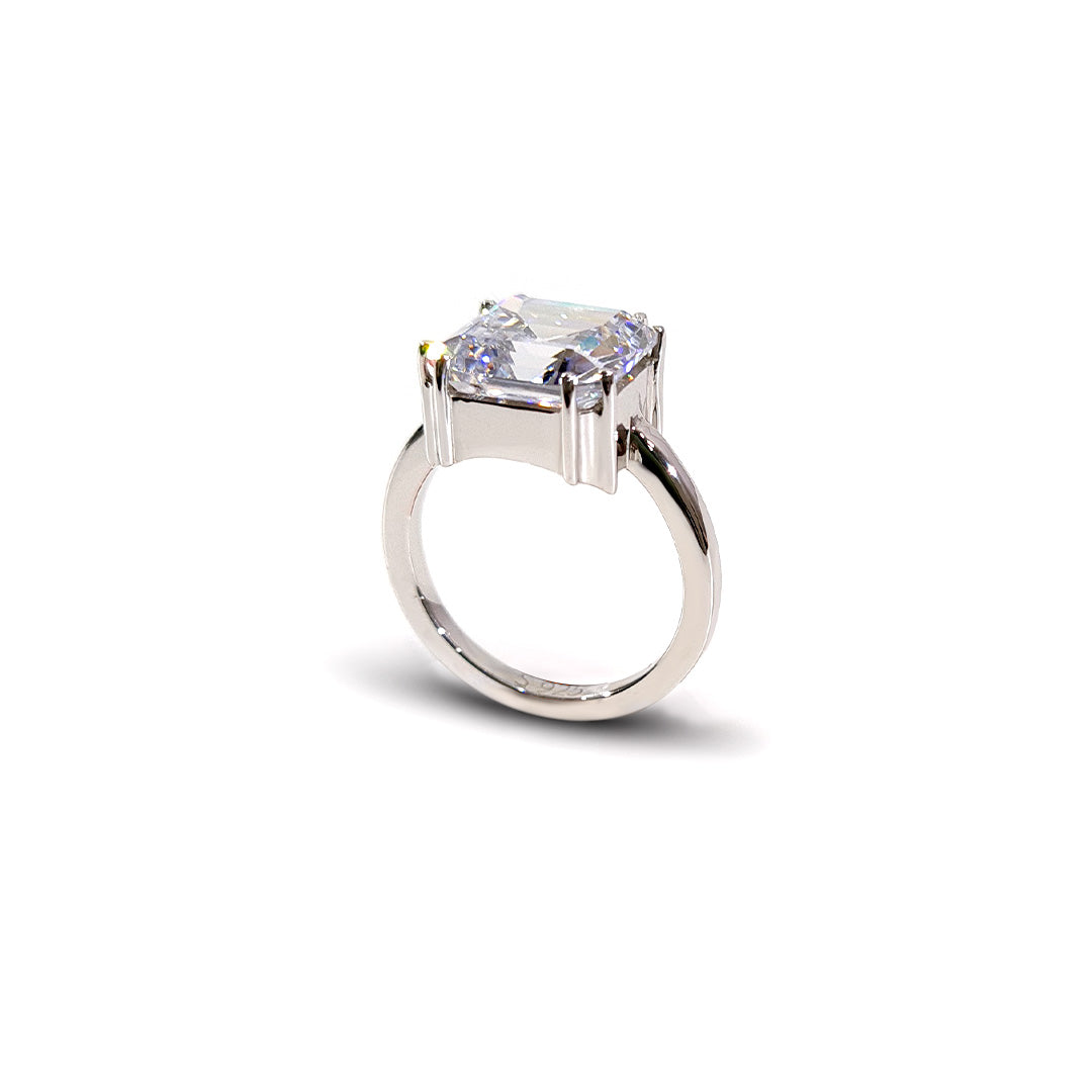 ASSCHER DIAMOND ENGAGEMENT RING