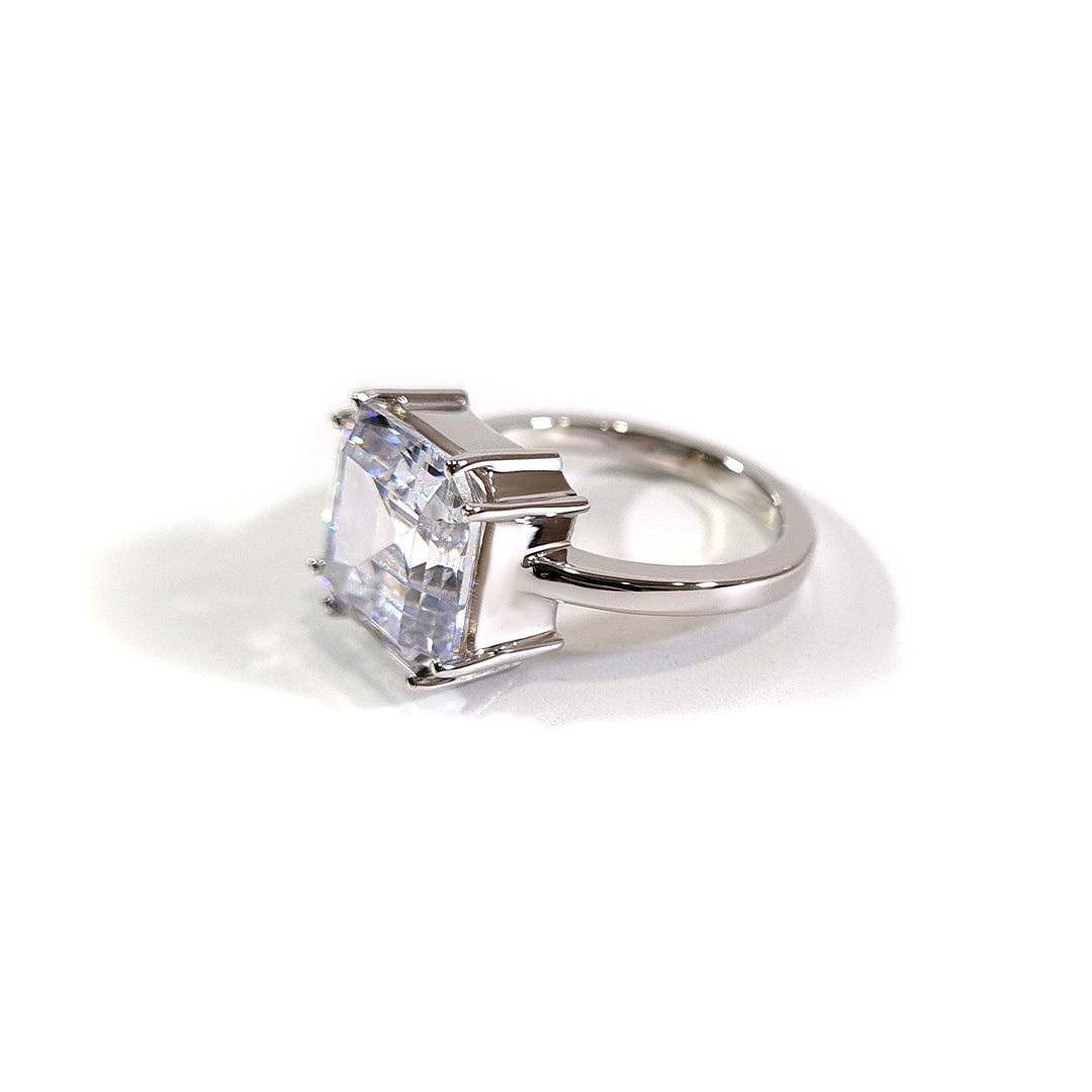 ASSCHER DIAMOND ENGAGEMENT RING