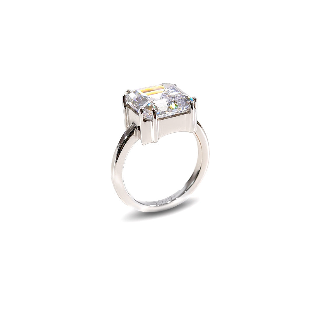 ASSCHER DIAMOND ENGAGEMENT RING