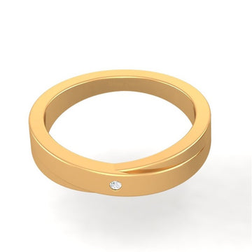 GOLD WEDDING BAND FOR WOMENS