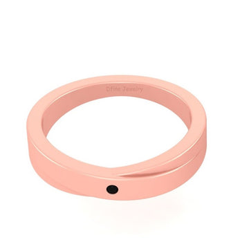 ROSE GOLD ENGAGEMENT BAND FOR WOMEN